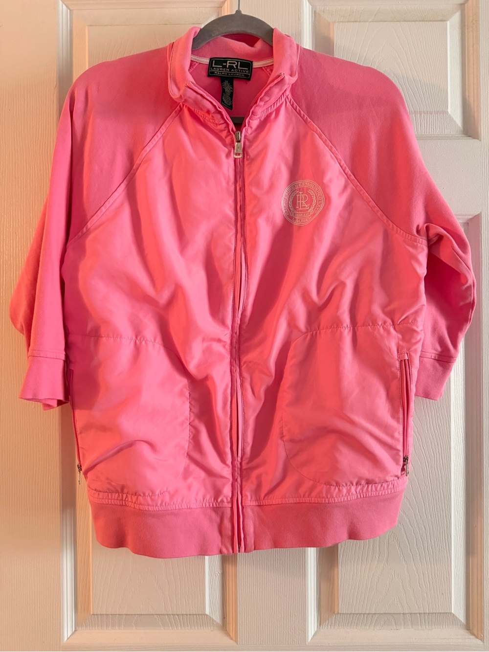 Lauren Ralph Lauren Hot Pink Full-Zip Kids Jacket